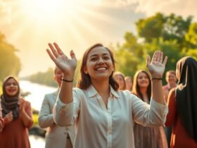 O poder salvador de Deus se alegra em nós (Sofonias 3:17)