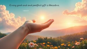 Toda boa dádiva vem de Deus - Tiago 1:17