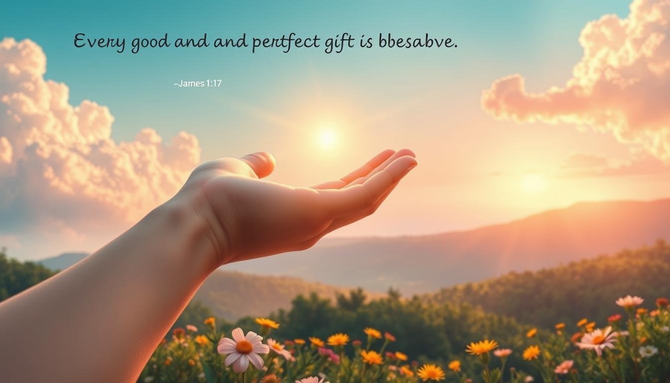 Toda boa dádiva vem de Deus - Tiago 1:17