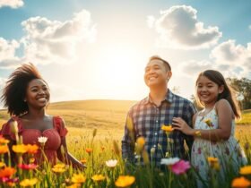 A alegria e a segurança de sermos filhos de Deus.