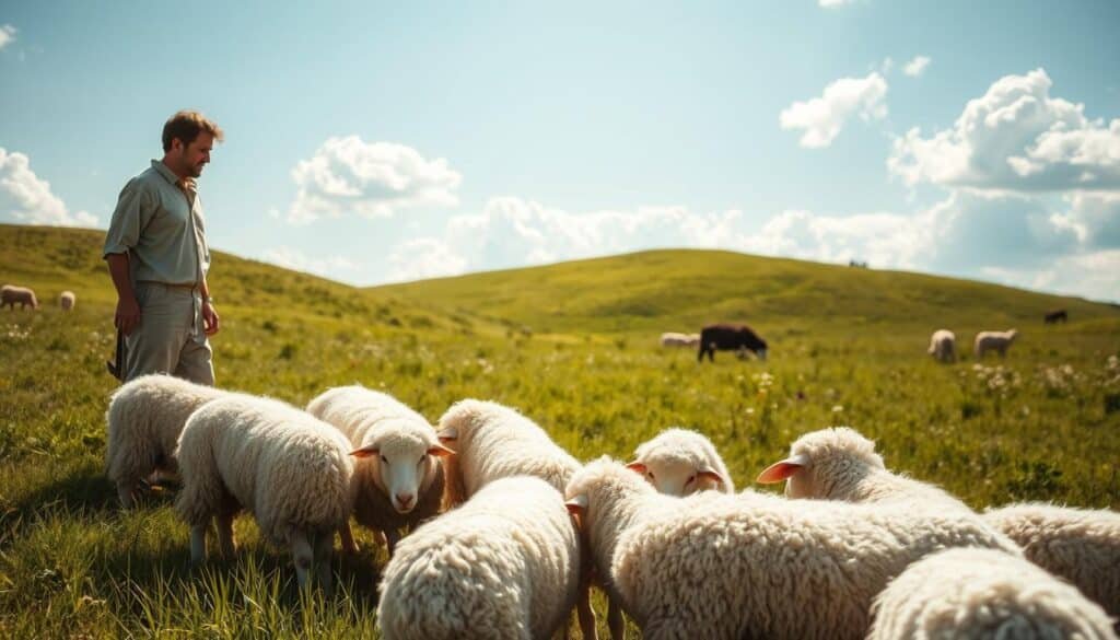 ovelhas rebanho pastor